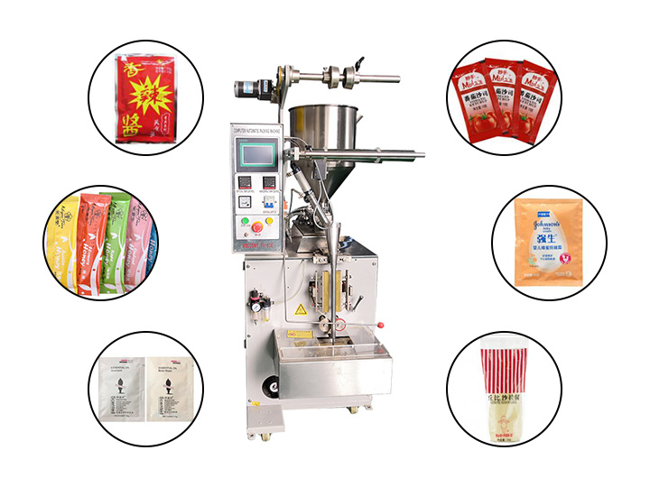 Tomato paste packaging machine