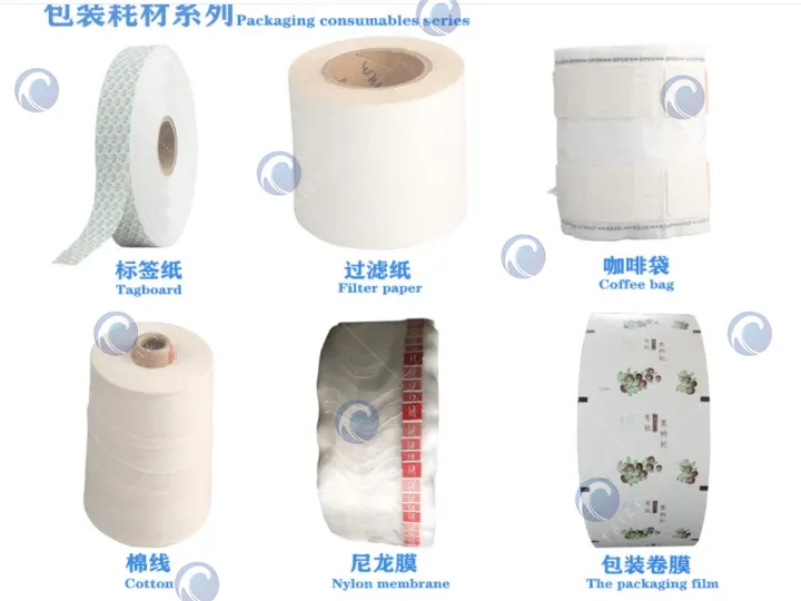 Automatic Tea Packaging Machine For Tea&Amp;Coffee Bagging 5 Packaging materials of tea pouch packing machine