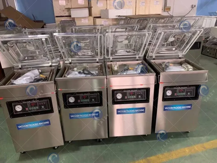 Máquina de embalagem a vácuo de câmara única