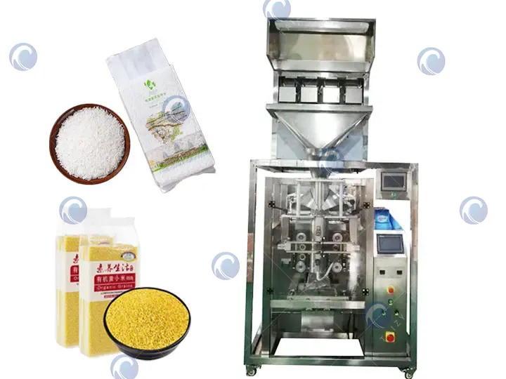 machine automatique d'emballage quantitatif pour l'emballage du riz et du millet