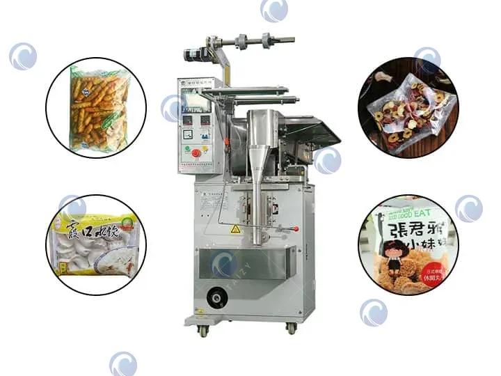 Bucket packaging machine for snack packaging