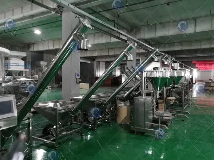 Lifting screw of auger powder filling machine