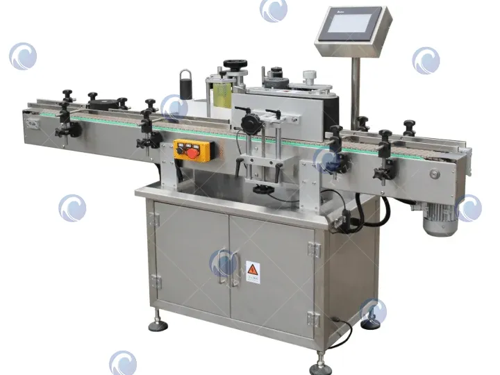 automatic labeling machine of water bottle filling production line