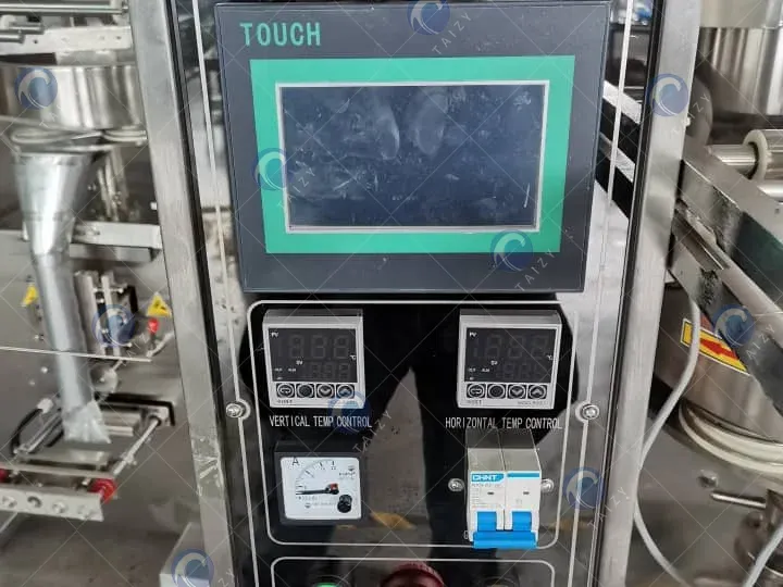 Commercial Popcorn Packaging Machine 2 Plc control screen
