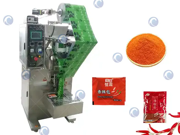 máy đóng gói bột ớt đỏ