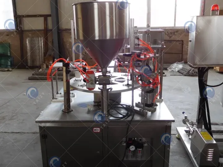 Supplying A Rotary Cup Filling Machine To An Australian Cheese Factory 1 Rotary cup filling machine