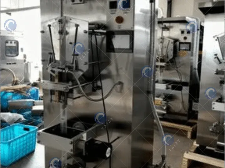 Russian Customer Chooses Taizy Water Pouch Packing Machine For 100G Water Bagging 1 200 ml water pouch packing machine