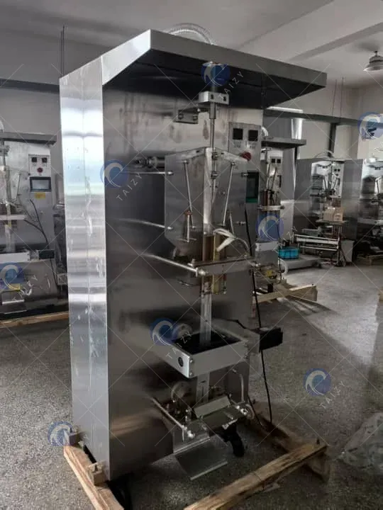 Russian Customer Chooses Taizy Water Pouch Packing Machine For 100G Water Bagging 5 Water bag packaging machine