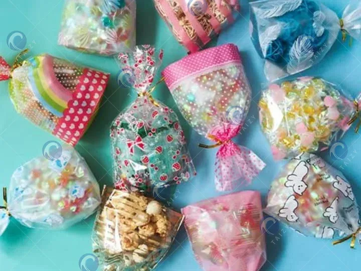 Запайка золотой нитью для конфет Запайка золотой нитью для конфет