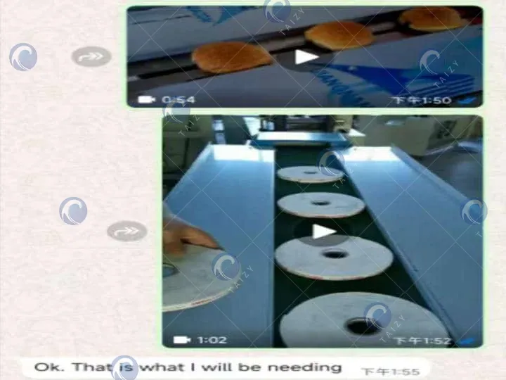 Customer feedback about machine test video