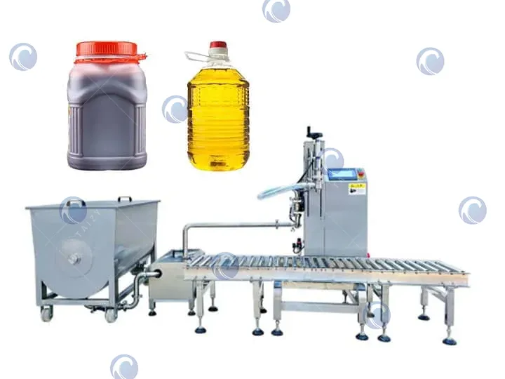 آلة تعبئة المعجون شبه الأوتوماتيكية