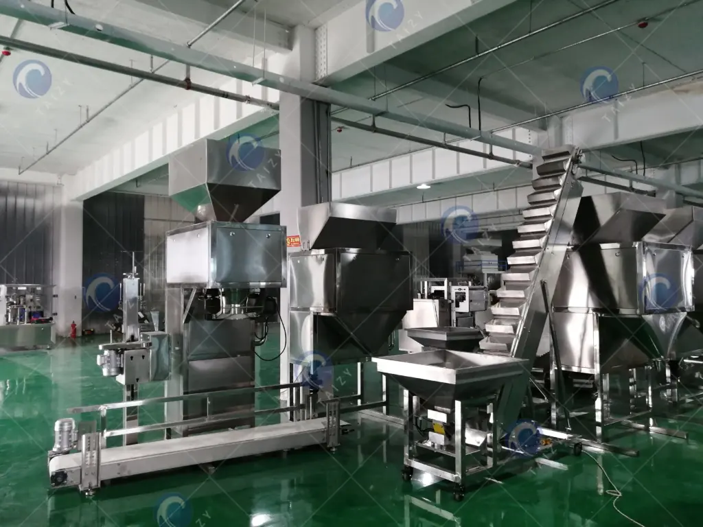 Fish food packing machine