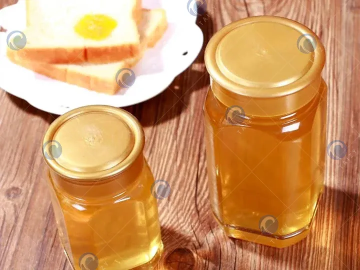 glass jar honey