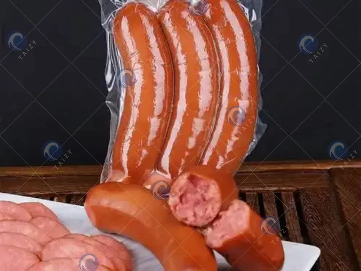 Máquina de Vácuo para Câmara de Carne para Embalagem de Carne Fresca 4 Embalagem a vácuo de linguiça