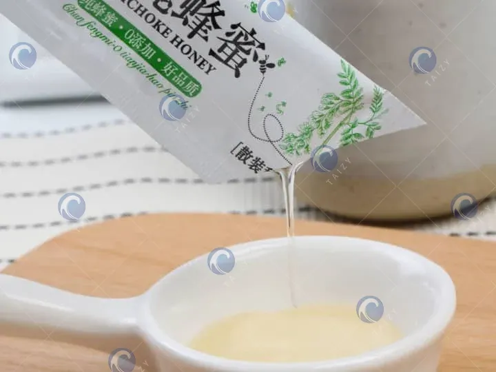 Small packet of honey