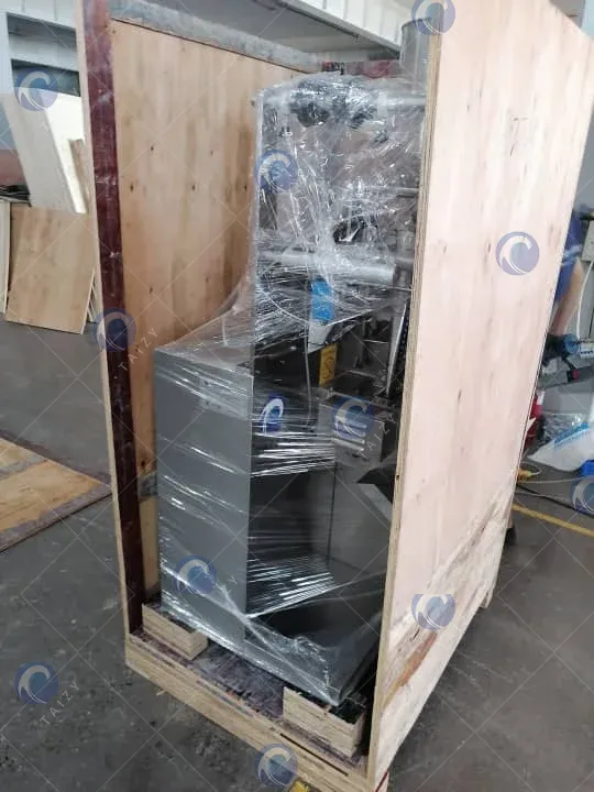 Wooden packaging of tea packet packing machine