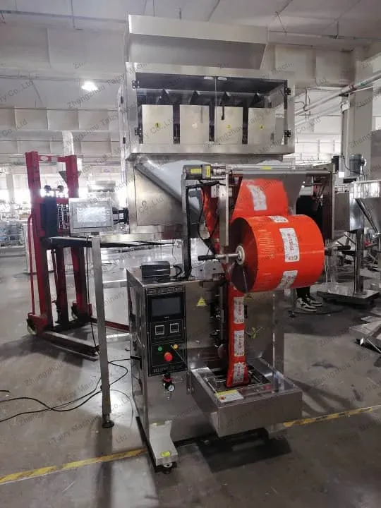 Popcorn packaging equipment