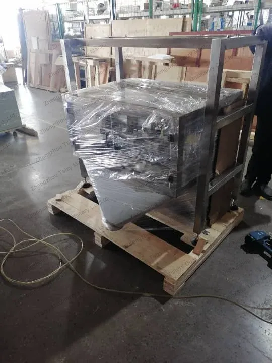 Weighing section packaging