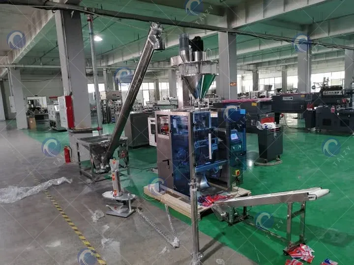 Vertical Flour Packaging Machine Solution 1 Cassava flour packaging machine