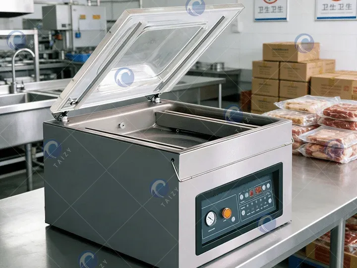 Tabletop vacuum packaging machine