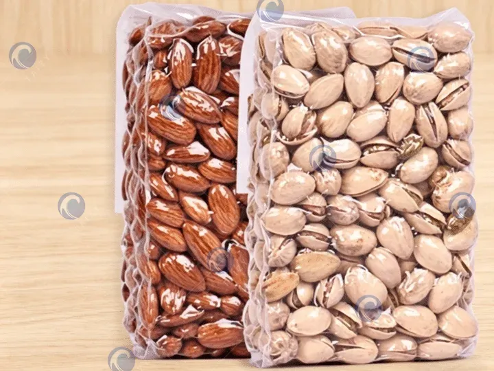 Vacuum-packed nuts