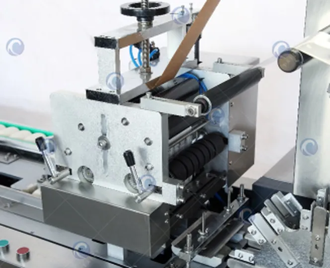 Double Layer Soap 3D Packaging Machine 6 Lower film mechanism