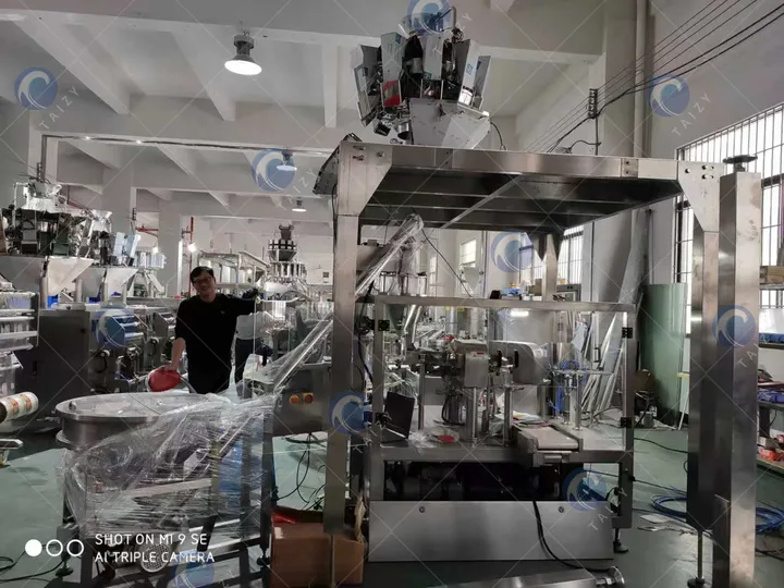 8 Station Rotary Pouch Packing Machine 1 Powder and granule packing machine
