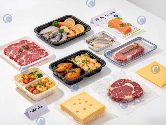 Taizy Packaging Machinery 28 Map tray vs. Vacuum pouch