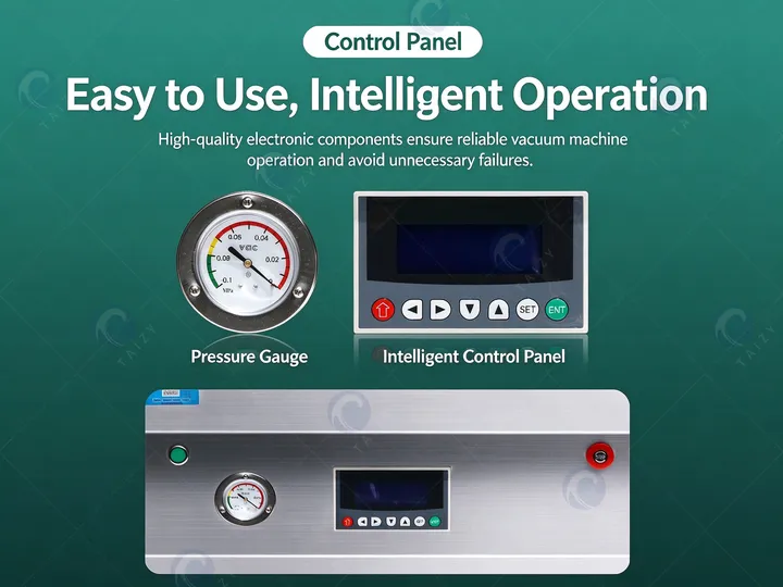 Brick-Shaped Rice Vacuum Packaging Machine 2 Intelligent control panel for rice brick machine