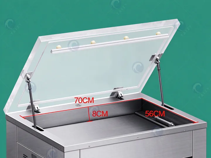 Brick-Shaped Rice Vacuum Packaging Machine 6 Vacuum chamber for 5kg compressed rice brick machine