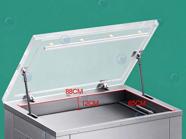 Brick-Shaped Rice Vacuum Packaging Machine 8 Vacuum room for 10kg rice brick making machine